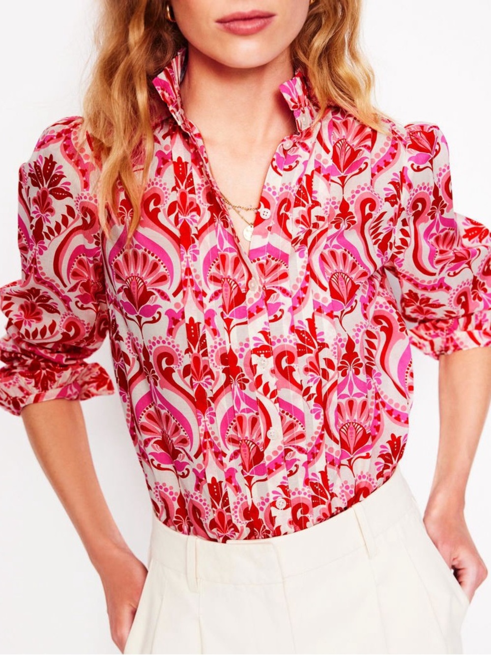 Boden Felicity Cotton Blouse